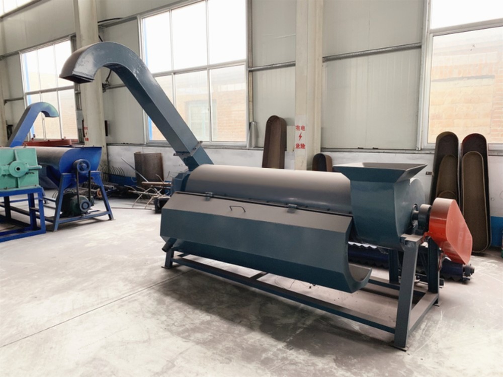 OEM Polystyrene Recycling Machine For PET Bottle Label Separation In Tire Recycling Line