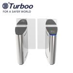 Durable Office Security Gates / Pedestrian Turnstile Gate Precise Positioning