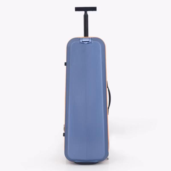 Professional Hard Shell Trolley Suitcases Luggage Silver Custom Zipper 2 Wheels Badminton Storage Bag Waterproof Uprights