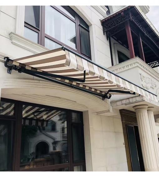 Aluminium Awning Folding Shade Aluminium Awning Chain Arms Acrylic