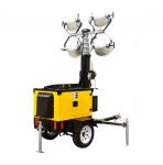 4*300W 4*1000W Mobile Light Tower For Residential Construction / Sporting Events