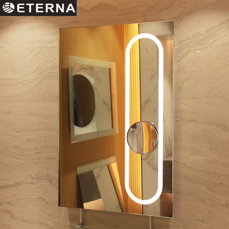 Home Wall Decor LED Mirror with Fogless Feature and 3000K/4000K/6000K Color Temperature