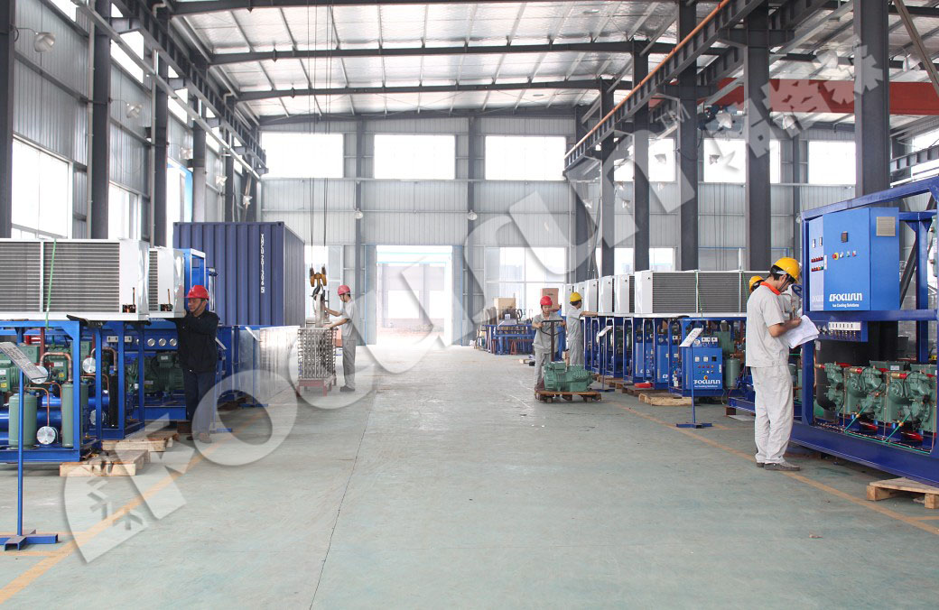 Bitzer Compressor Industrial Ice Making Machine for Easy and Containerized Ice Production