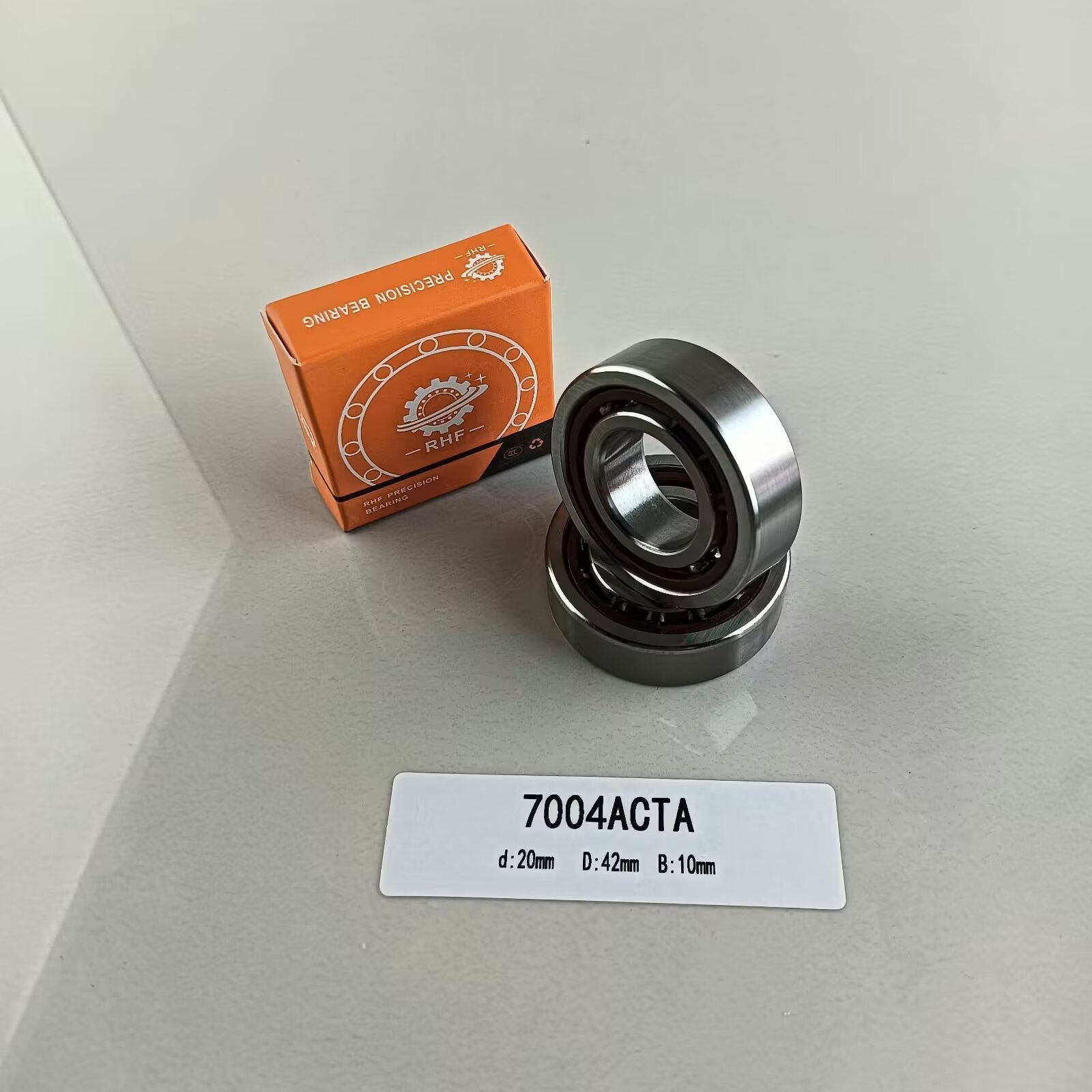 Single Row 20*42*12mm Angular Contact Ball Bearing 7004AC for Radial Load Direction
