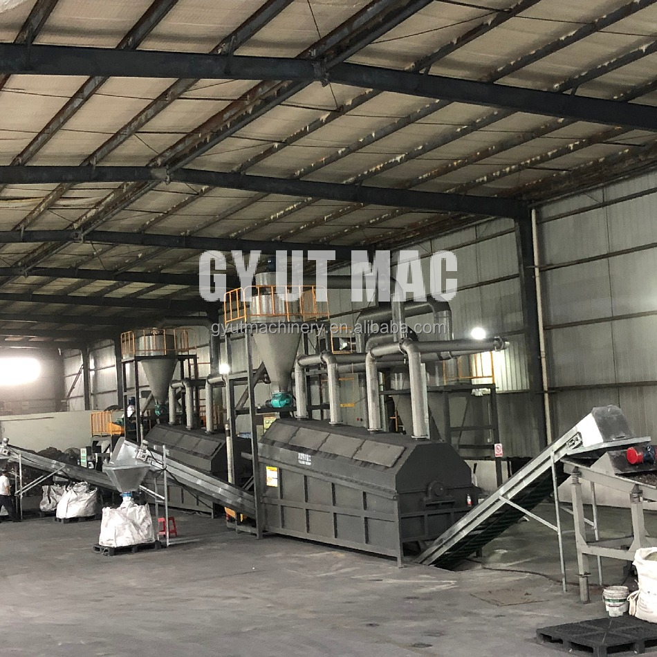 Scrap Cable Crusher Copper Wire Granulator Separator Recycling Machine Line for 2000L/H