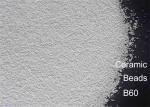 High Durability White Blasting Abrasive Material , Ceramic Bead Blasting Media