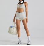NUDE PEACH HIP LIFT YOGA PANTS WOMEN'S ABDOMINAL YOGA SHORTS THREE-POINT TIGHT