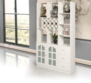 China Beautiful Appearance Wall Divider Cabinet , MDF Wooden Partition Cabinet wholesale