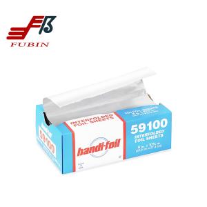 China 8011 Aluminum Foil Pop Up Sheets Restaurant Foil Paper For Food wholesale