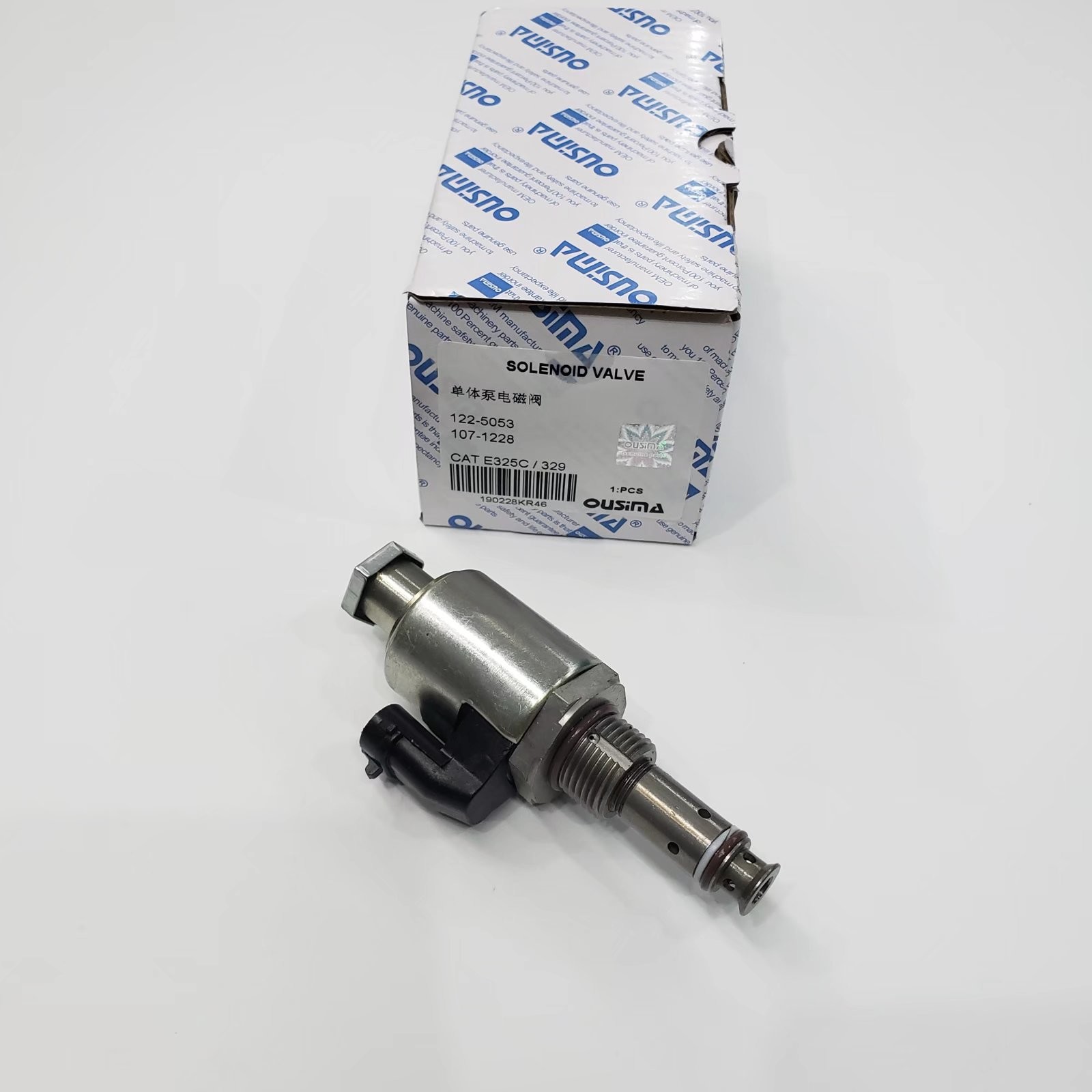 OUSIMA 122-5053 107-1228 Oil pump Solenoid Valve For E325C 329C