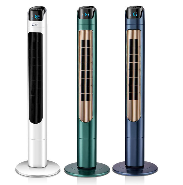 Heater Household Tower Fan Sitting Vertical Remote Control Vaneless Silent Vertical Circulating Fan