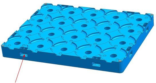 PET Material Big Bottle/water Bottles for Clearwater Bottle Pallet 18.9L or 5 Gallon Plastic Single Faced 4-WAY