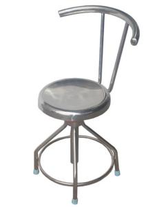 China Hospital Clinic Stainless Steel Height Adjustable Doctor Stool wholesale