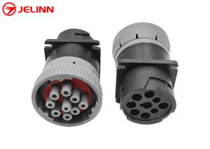 China CAT 9 Pin to Type 1 9pin J1939 Adapter for Caterpillar Excavators wholesale
