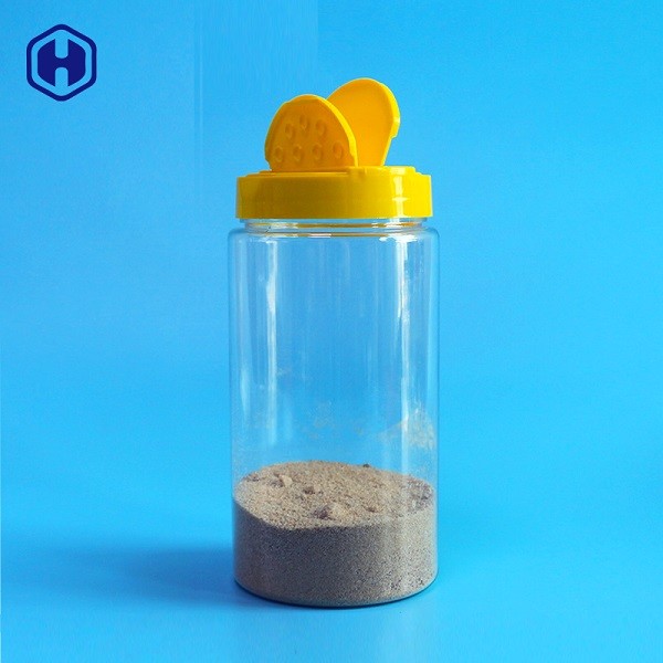 BPA Free Plastic Spice Jar Reusable Flip Top Plastic Spice Shaker