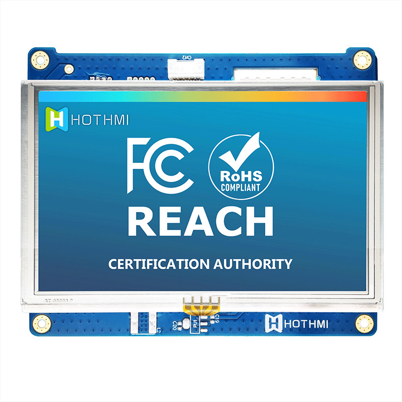5.0 Inch 800x480 IPS Resistive TFT LCD Display Wide Temperature