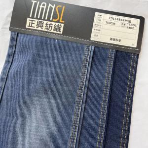 China 13.5oz Fake Knitted Denim Fabric Anti Static Tear Resistant wholesale