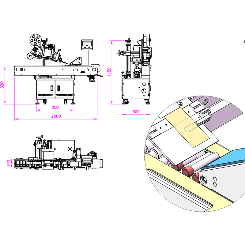 PLC Controlled Label Applicator for Cylinder Products in Chemical Manufacturing Plant