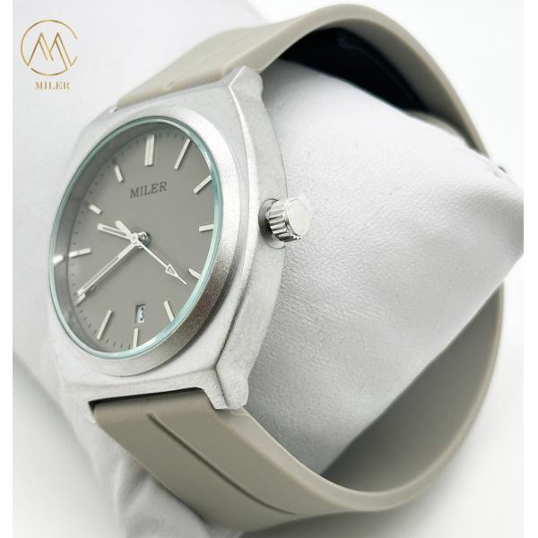 Silicone Case Classic Wrist Watches For Couple 30M Waterproof