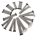 Automobile 28AWG IDC Ribbon Cable Single Row Rubber Silica PE PVC
