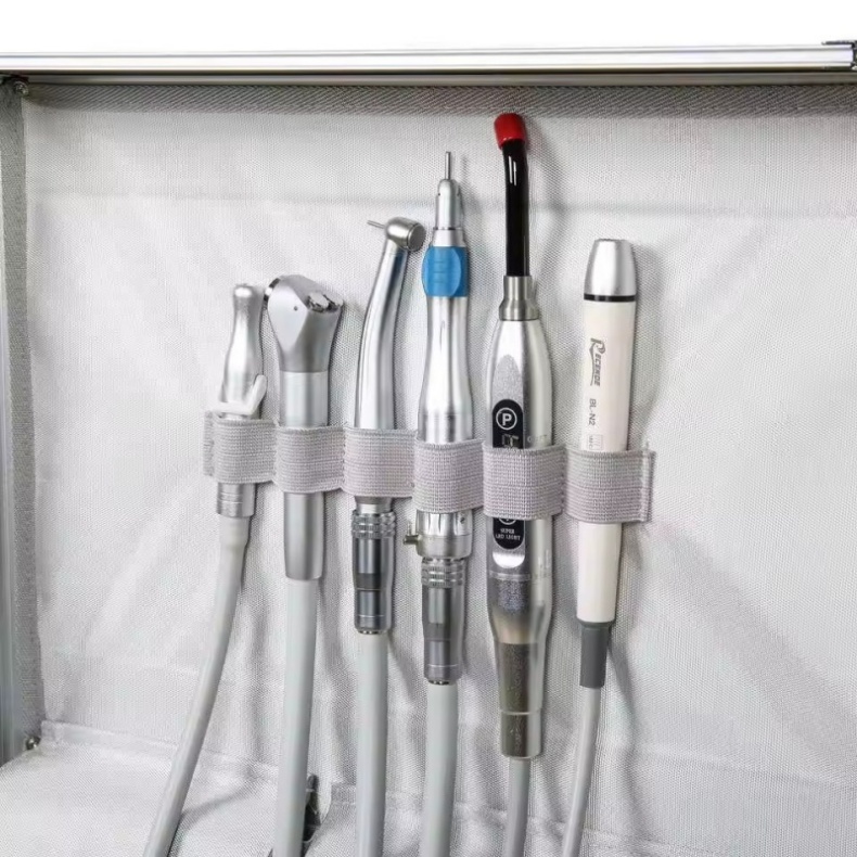 Luggage Style Dental Clinic CE Approved Dental Mobile Unit With Air Compressor