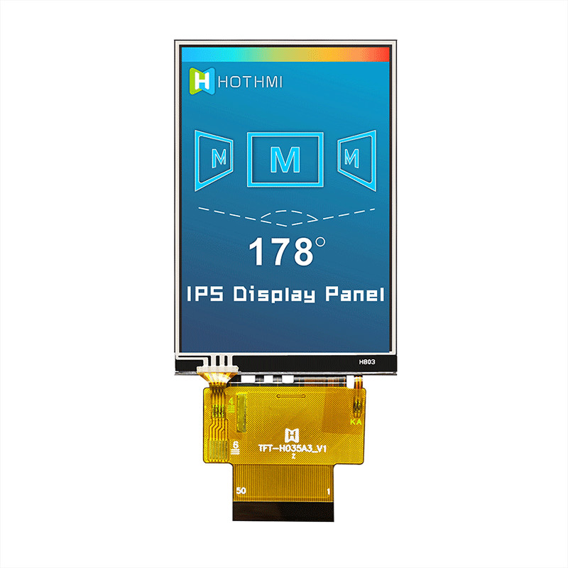 Vertical 3.5 Inch TFT LCD Module , Multifunctional TFT Capacitive Screen