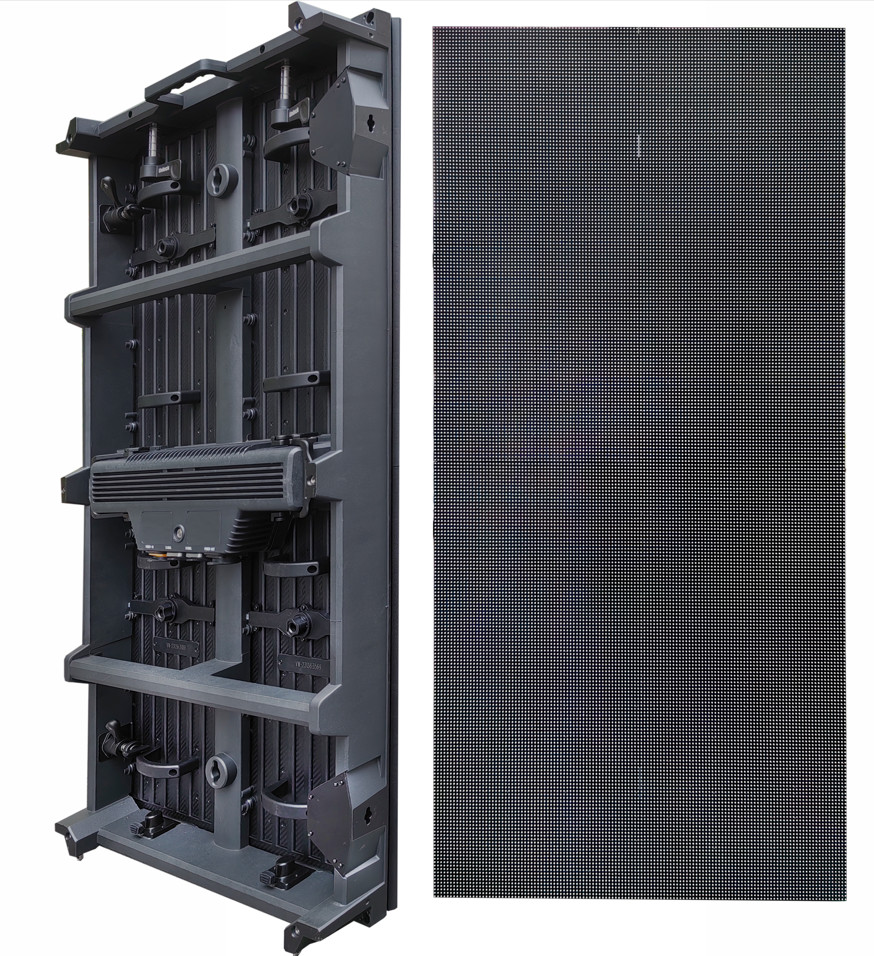 Indoor Outdoor P3.91 Quartz Series Rental LED Display With 500×1000 mm Cabinet