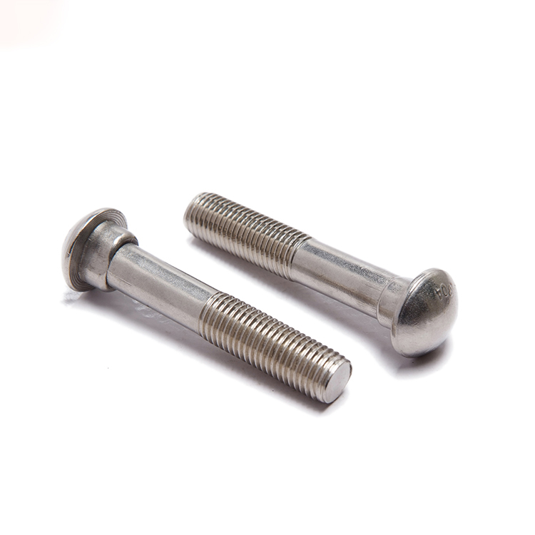 Round Head Elliptic Neck Rail Fish Bolt Railway Oval Neck Track Bolt