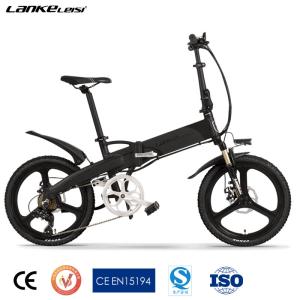 China G660 7 Speed Foldable Electric Bike 20 Inch LANKELEISI Brushless Motor wholesale