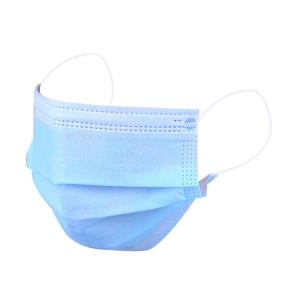 China In stock disposable face earloop facemask 3 ply disposable face mask wholesale