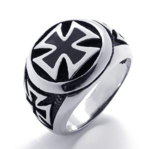 China Tagor Jewelry Super Fashion 316L Stainless Steel Casting Rings Collection PXR055 wholesale
