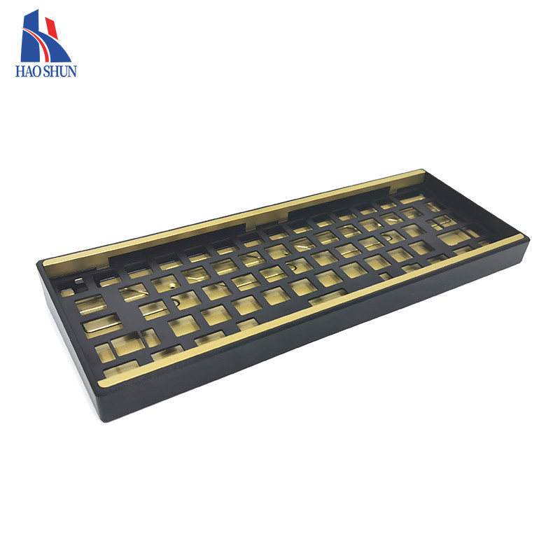Custom Oem Precision Multicolor Anodizing Aluminum Plastic Cnc Machining Mechanical Keyboard Case