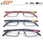 2017 NEW fashion style reading glasses ,made of Stainless Steel