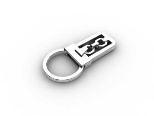 China Tagor Jewelry Top Quality Trendy Classic Men's Gift 316L Stainless Steel Key Chains ADK5 wholesale