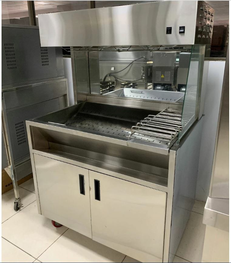 60cm Width French Fries Chips Display Warmer 304SUS Material