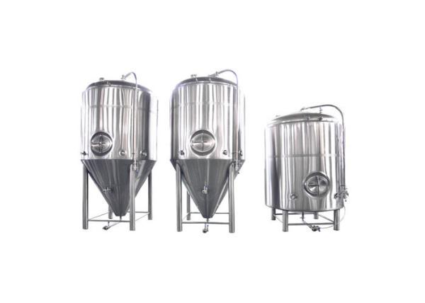 Stainless Steel SS304 Conical Beer Fermenter / Commercial Beer Equipment For