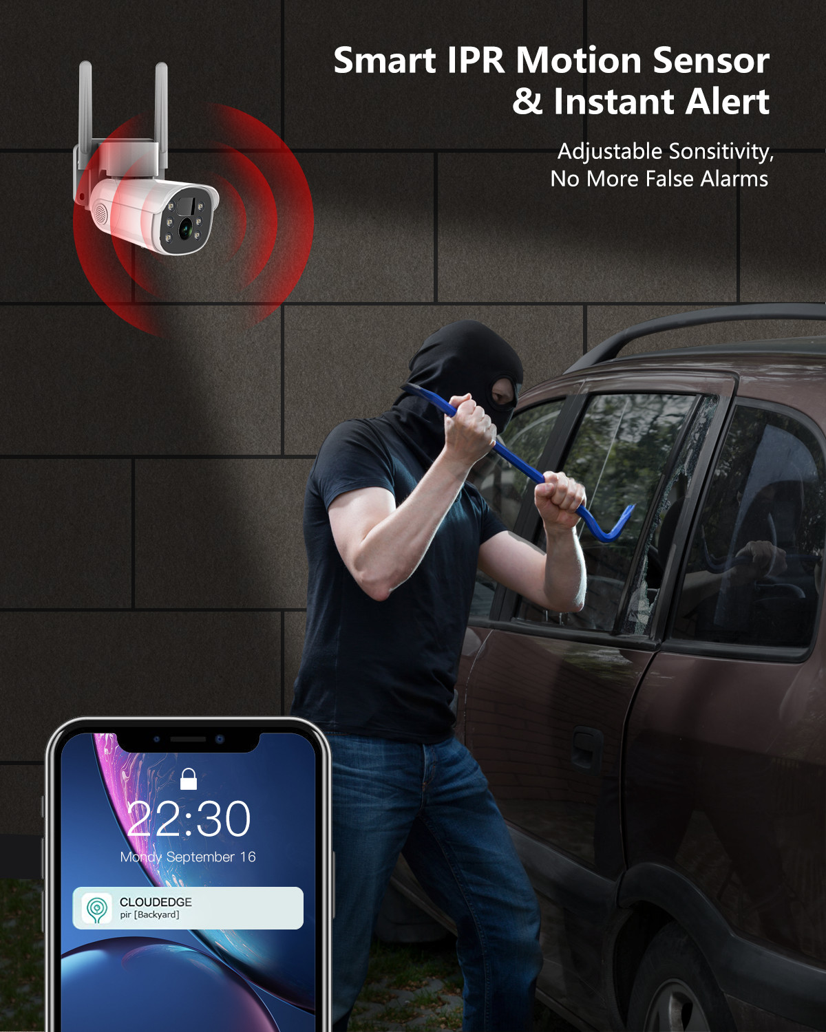 Glomarket Tuya Solar PTZ Camera Two-way Voice Intercom HD Support APP Control Outdoor Waterproof Smart Camera