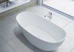 UV Resistant Oval Freestanding Bathtub Low Thermal Conduction