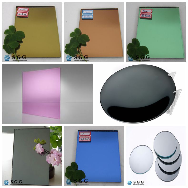 4mm colored mirror glass sheet