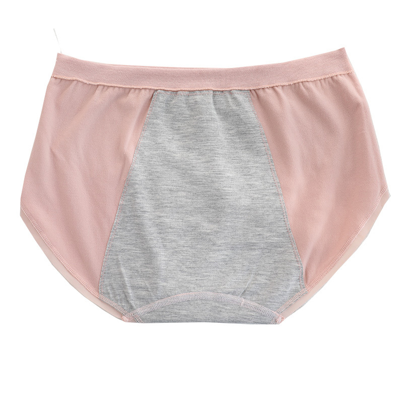 High Cut Women Cotton Panties Plain Dyed Multi Color Seamless