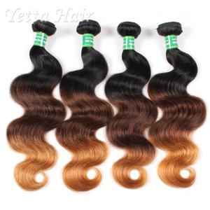 China 18 Inch Colorful Peruvian 7A Virgin Hair Weave Without Chemical wholesale