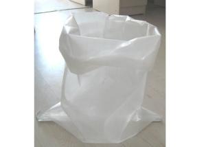 China White 50Kg PP Woven Sacks Food Grade Polypropylene Material Eco Friendly wholesale