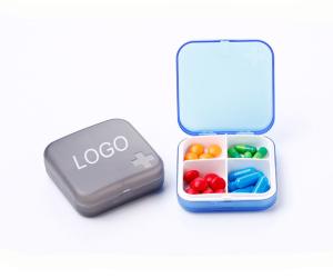 China Colorful Fashionable Square Small Medicine Box Logo Customized wholesale