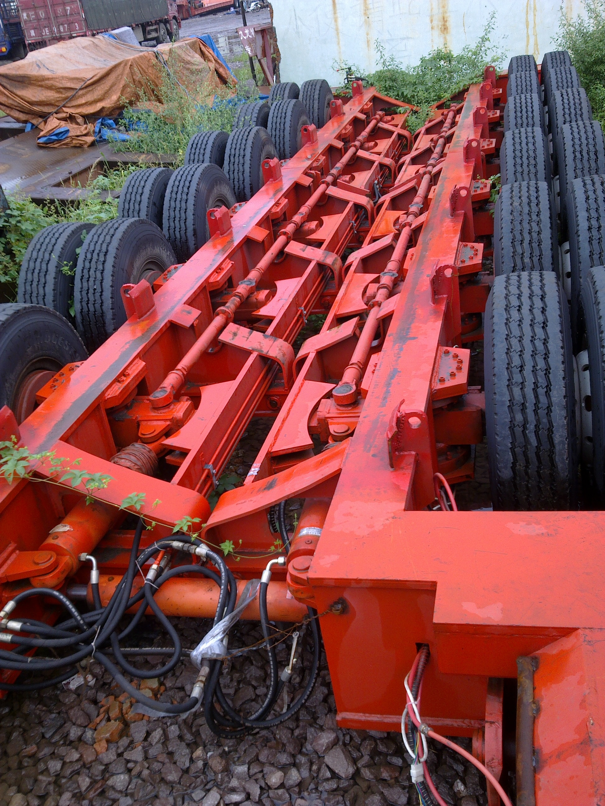 Special Transport Wind Blade Semi Trailer with Fuwa 13ton Axle 16000mm*3000mm*3150mm