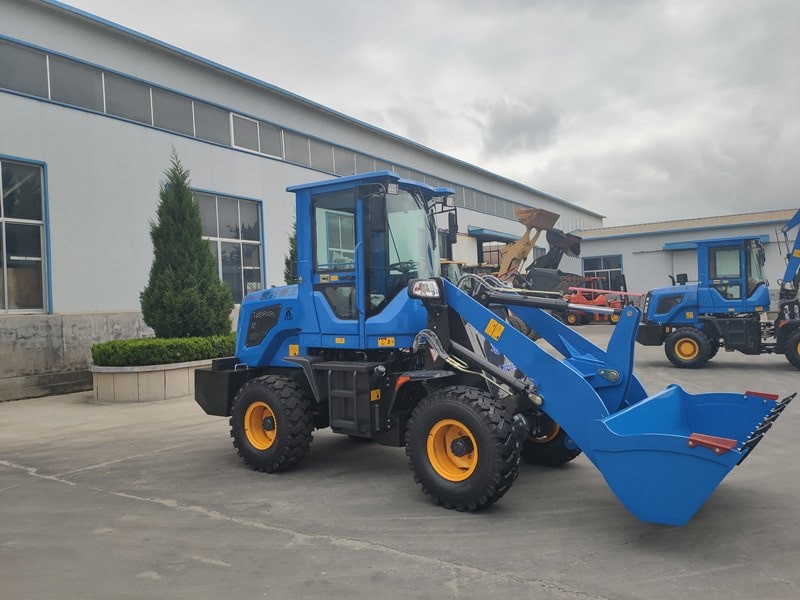 Front loader with 4 in 1 bucket pallet fork grapple agricultural farm loader price