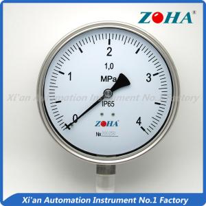 China Laser Welding High Pressure Gauge / SS Bottom Connection Pressure Gauge wholesale