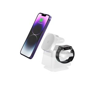 China 9v 2a Black White Abs Acrylic Bracket Wireless Charger For Phone/Earphone/Watch wholesale