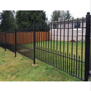 China Residential Outdoor 6x8 Removable Decorative Wrought Iron Fence Panels wholesale