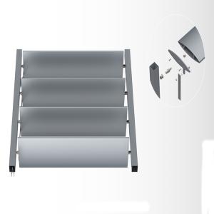 China External Louver | Sun Control Louvre Shading | Louver Aluminum Profiles in Powder coated/PVDF wholesale