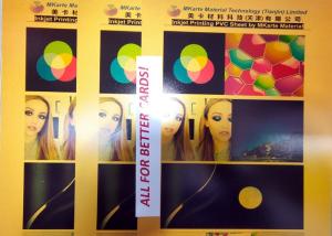 China Gold Printable Thin Pvc Sheets For Plastic Card Sheet Production wholesale